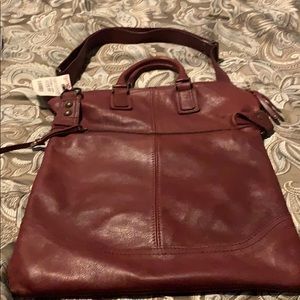 Leather crossbody bag